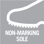 Non-marking sole – no scuff marks